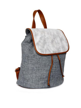 Hiveaxon White & Grey Backpack