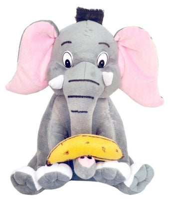 Dintanno Grey Elephant With Banana