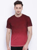 Daneaxon Maroon Ombre T-shirt