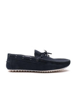 Fastalas Navy Suede Boat Shoes